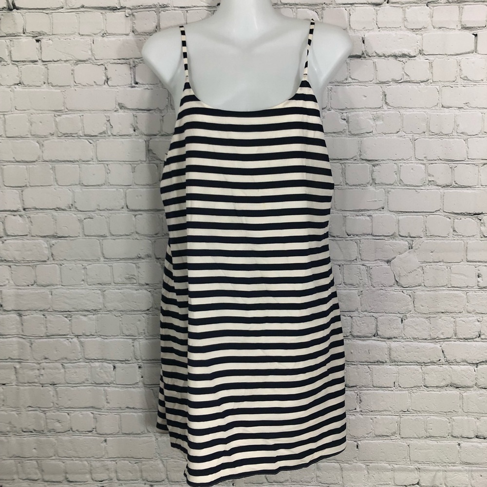 Alice + Olivia Silk Blend striped slip dress